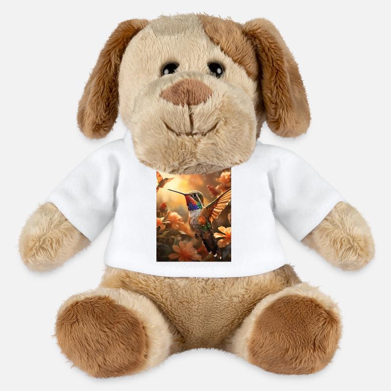 Kolibri im Flug - MiniFeet® Hund Helge - Weiß