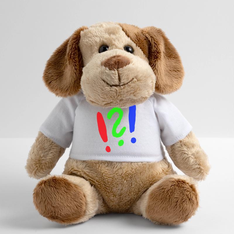Exclamation mark/question mark comic style MiniFeet® Dog Helge