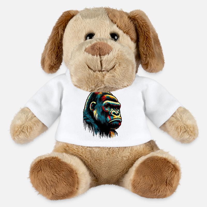 Gorille - Chien en peluche Helge MiniFeet® - blanc