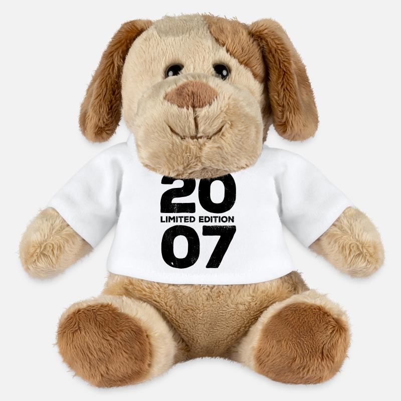 2007 Limited Edition - Geburtstag Geschenk - MiniFeet® Hund Helge - Weiß