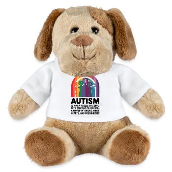 Embracing Neurodiversity - Autism Spectrum - MiniFeet® Dog Helge - white - Front