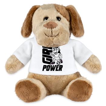 Soccer Unicorn Girl Power - MiniFeet® Dog Helge - white - Front