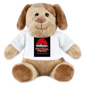 Petrol Head Sportwagen Retro Vintage Classic Race - MiniFeet® Hund Helge - Weiß - Vorne