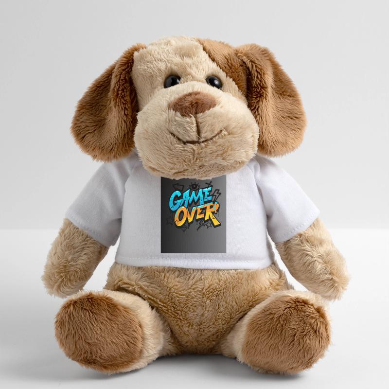 Graffiti Style Game Over Design Chien en peluche Helge MiniFeet®