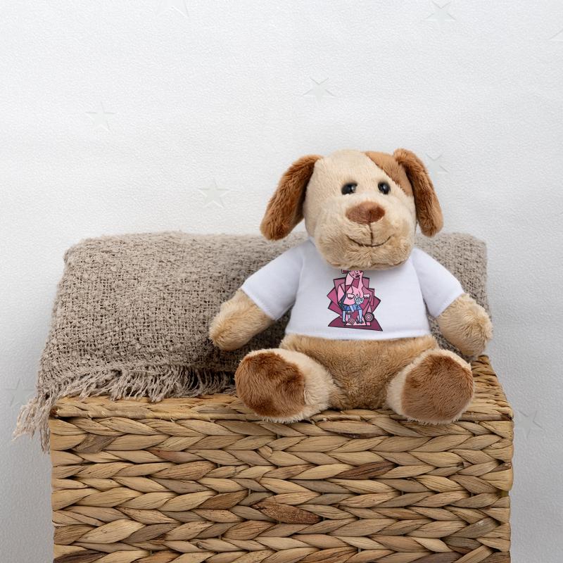 Moi, trop réfléchir avec mon chat Chien en peluche Helge MiniFeet®