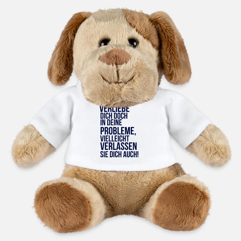  about going wild - verliebe dich in deine Problem - MiniFeet® Hund Helge - Weiß