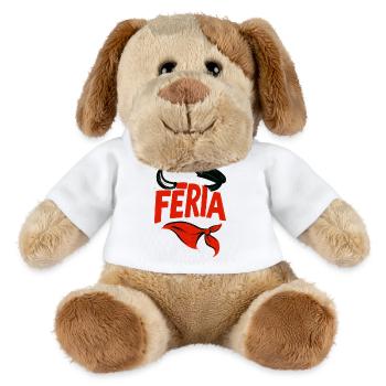 Féria - Pays Basque - Chien en peluche Helge MiniFeet® - blanc - Devant