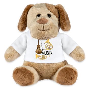 Musikinstrumente - MiniFeet® Hund Helge - Weiß - Vorne