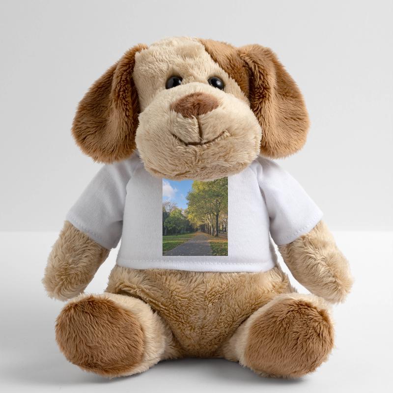 Herbstpfad durch Lauballee MiniFeet® Hund Helge