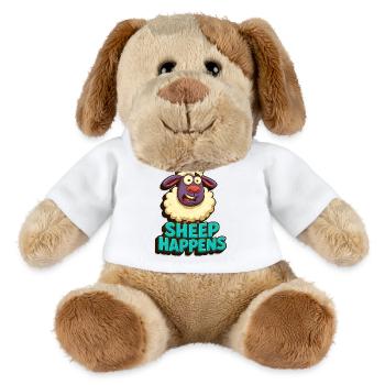 sheep happens - ist eben so, wie es ist - MiniFeet® Hund Helge - Weiß - Vorne