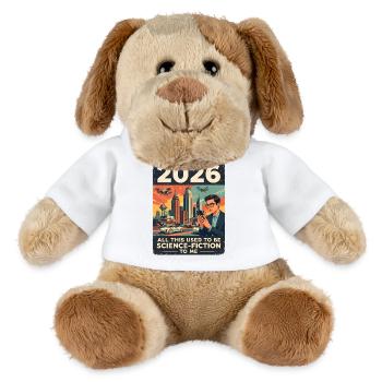 L’année 2026 — ça ressemble à de la science-fiction, n’est-ce pas ? - Chien en peluche Helge MiniFeet® - blanc - Devant