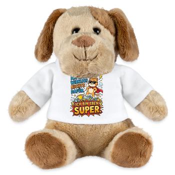 Katzenheld: Ich bin eben Super - MiniFeet® Hund Helge - Weiß - Vorne