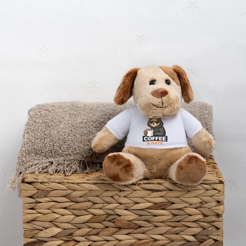 Grumpy Bear Coffee Attitude Chien en peluche Helge MiniFeet®