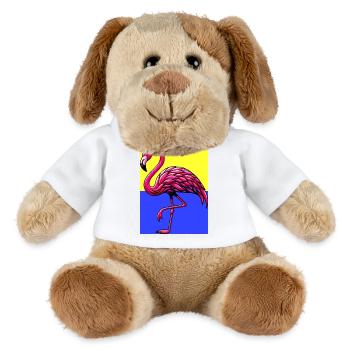 Flamingo - MiniFeet® Hund Helge - Weiß - Vorne