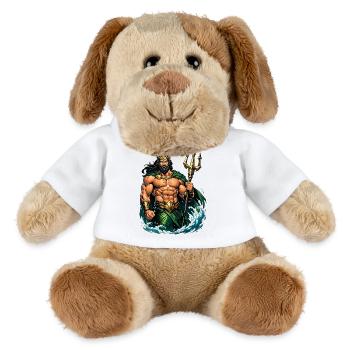 Poseidon King with Trident - MiniFeet® Dog Helge - white - Front