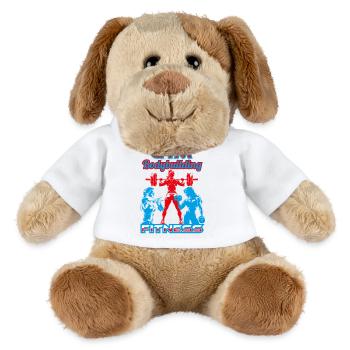 Fitness-gym-bodybuilding - Chien en peluche Helge MiniFeet® - blanc - Devant