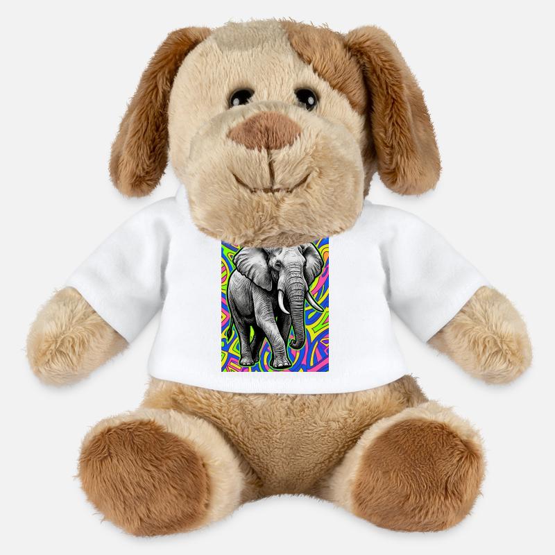 Elefant - MiniFeet® Hund Helge - Weiß