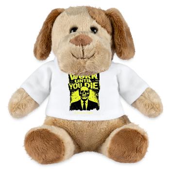 Travail jusqu’à la mort de Crâne - Chien en peluche Helge MiniFeet® - blanc - Devant
