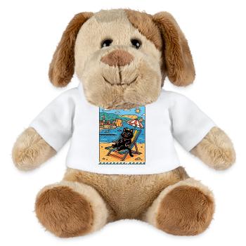 Montenegro Reise Balkan Adriaküste Berge - MiniFeet® Hund Helge - Weiß - Vorne