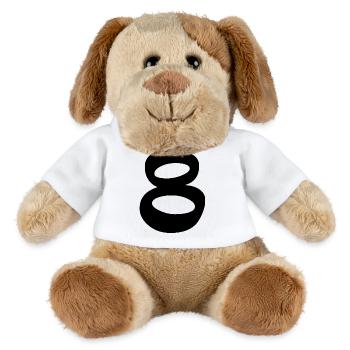 8 - MiniFeet® Dog Helge - white - Front