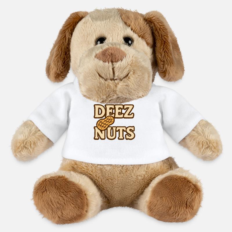 Deez Nuts - Weathered look - MiniFeet® Dog Helge - white