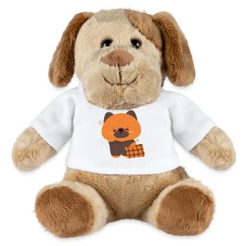 Schläfriger Deutscher Schäferhund - MiniFeet® Hund Helge - Weiß - Vorne