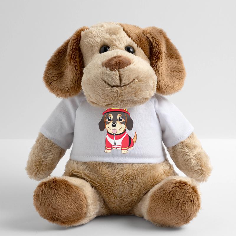 Chiot, chien comme pompier Chien en peluche Helge MiniFeet®