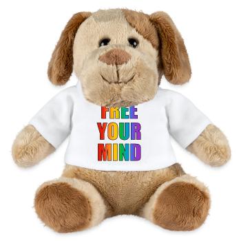 Befreien Sie Ihren Kopf - MiniFeet® Hund Helge - Weiß - Vorne