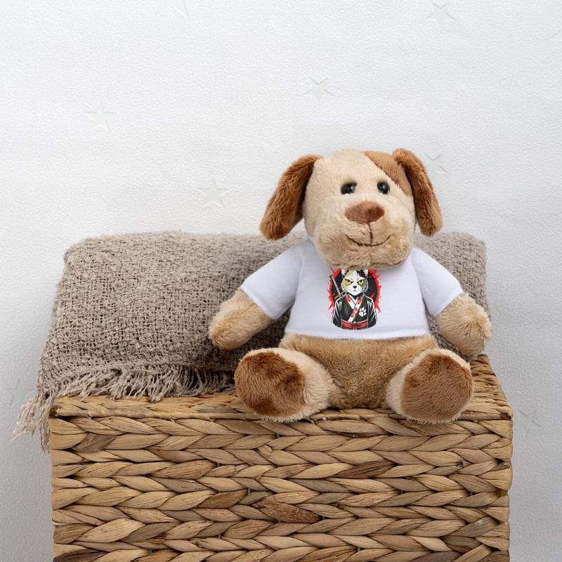 Chat samouraï Chien en peluche Helge MiniFeet®