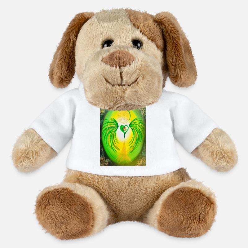 Herzengel "Auflösung der Systeme der Dunkelmächte" - MiniFeet® Hund Helge - Weiß