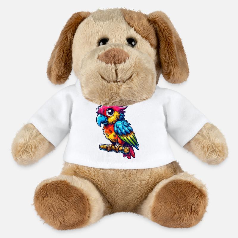 papagei - MiniFeet® Hund Helge - Weiß