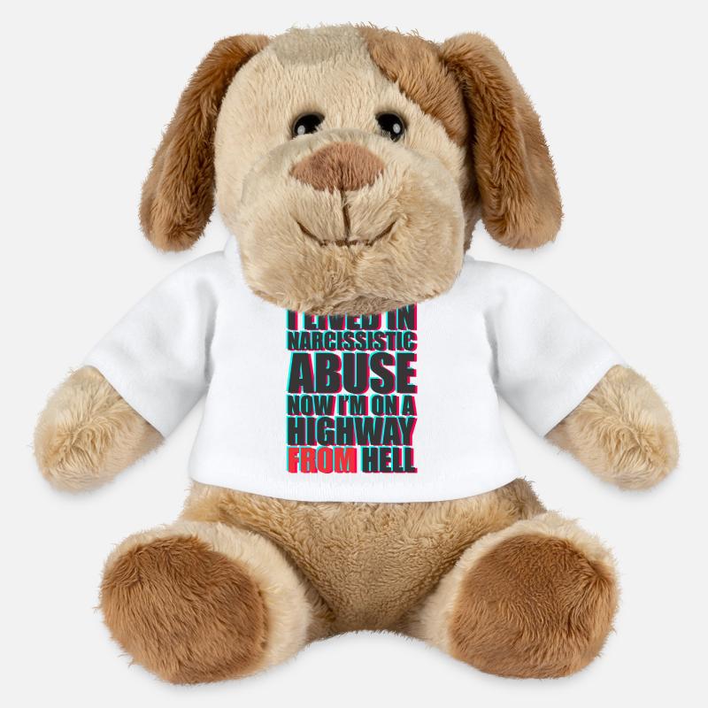 Bold Text Protest Message Design - MiniFeet® Dog Helge - white