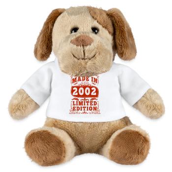 2002 Birthday 2002 Born in 2002 Birthday - MiniFeet® Dog Helge - white - Front