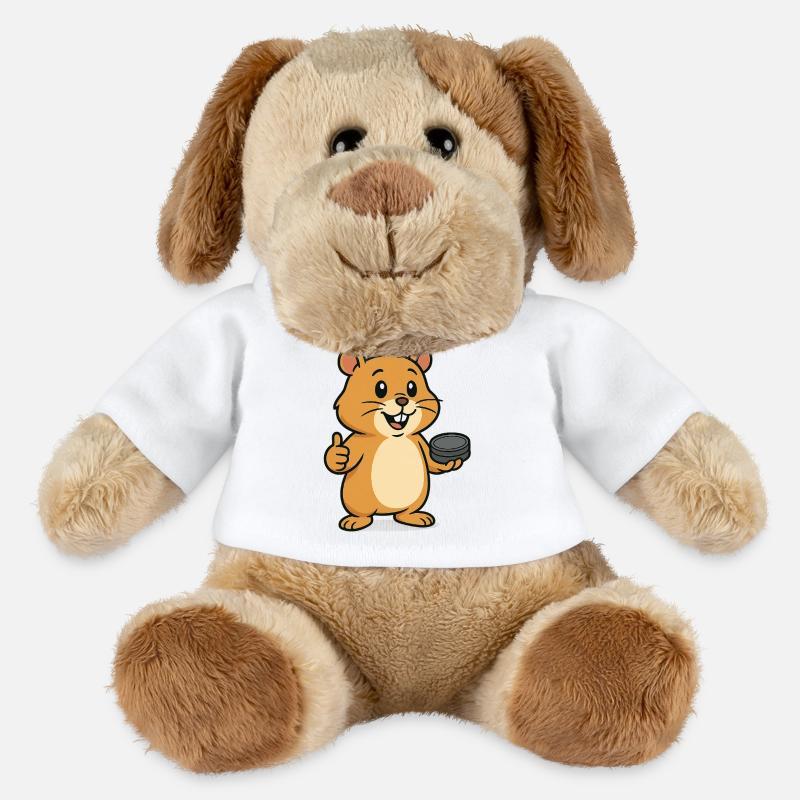 Hamster with sn*s - MiniFeet® Hund Helge - Weiß
