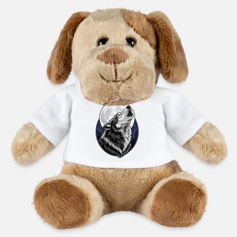 Wolf - MiniFeet® Hund Helge - Weiß