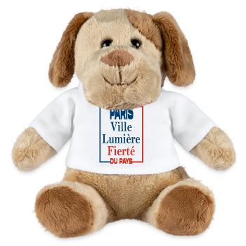 PARIS VILLE LUMIERE - Chien en peluche Helge MiniFeet® - blanc - Devant