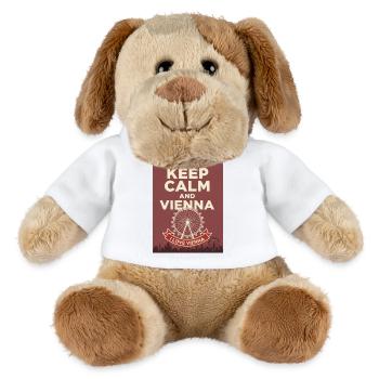 Keep Calm and Vienna - MiniFeet® Hund Helge - Weiß - Vorne