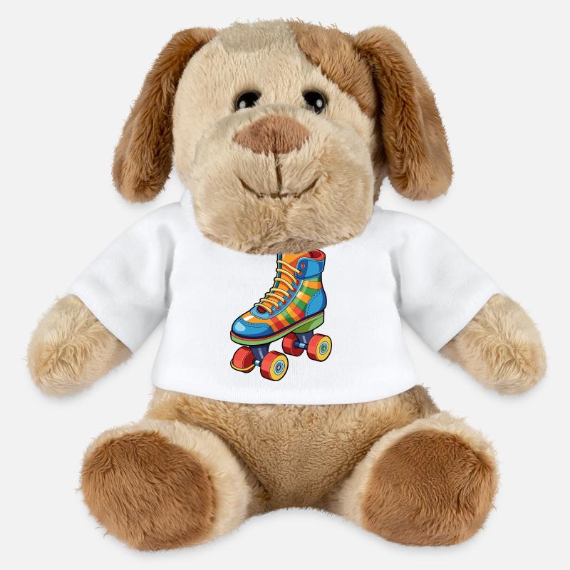 Roller skate - MiniFeet® Dog Helge - white