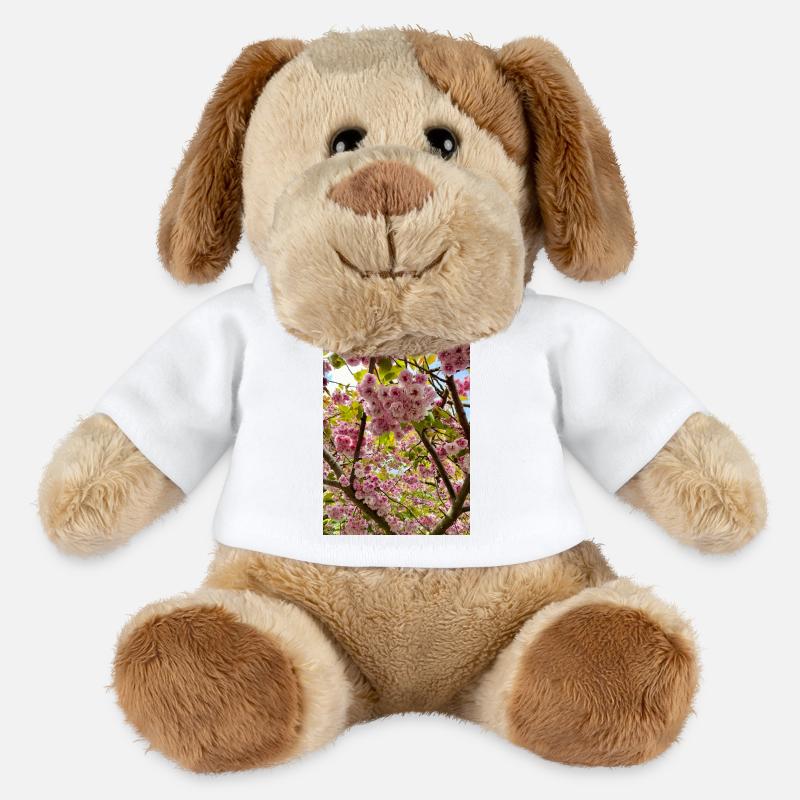 Cherry blossom magic in spring - MiniFeet® Dog Helge - white