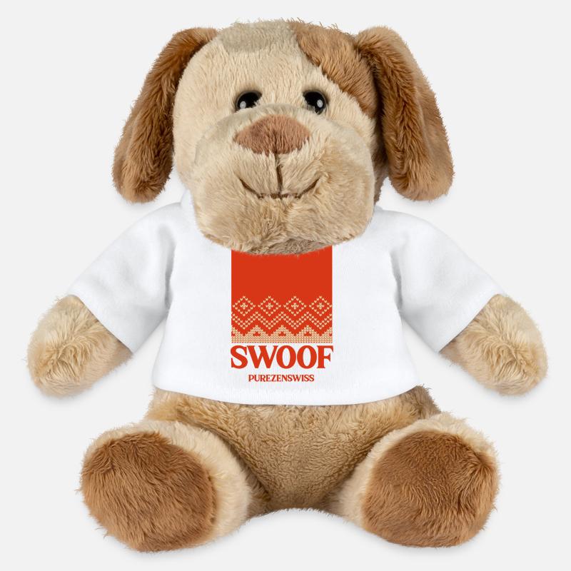 Nordic Knitting Pattern Red - MiniFeet® Dog Helge - white