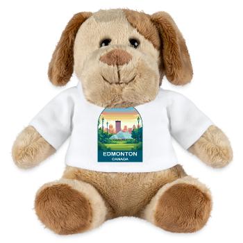 Conservatoire Muttart d’Edmonton, Canada et art de voyage - Chien en peluche Helge MiniFeet® - blanc - Devant