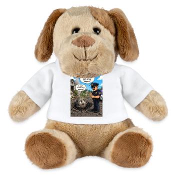 L’intention n’annule pas l’effet - Chien en peluche Helge MiniFeet® - blanc - Devant