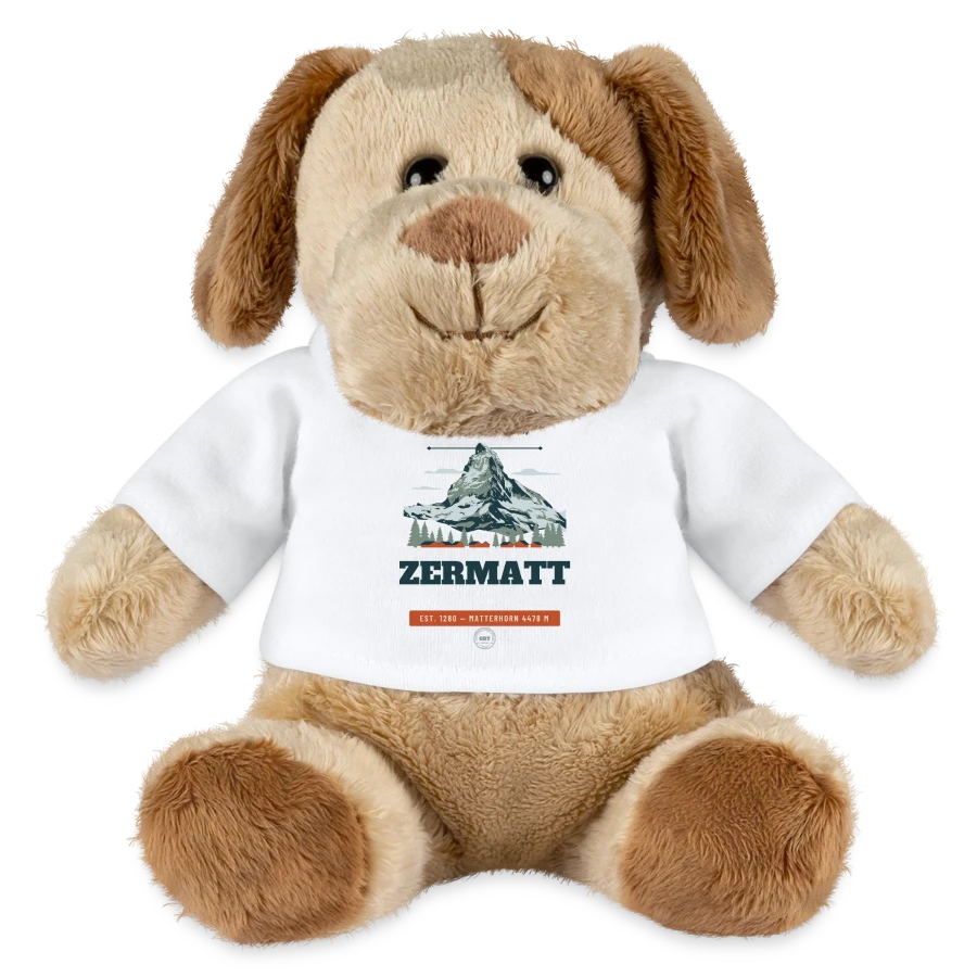 Zermatt badge on a minifeet® dog helge, white