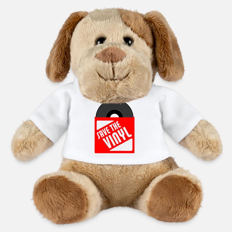 save the vinyl - MiniFeet® Hund Helge - Weiß