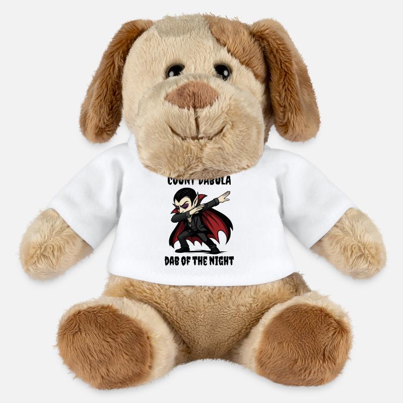 Le comte Dabula a dabt dans la nuit - Chien en peluche Helge MiniFeet® - blanc