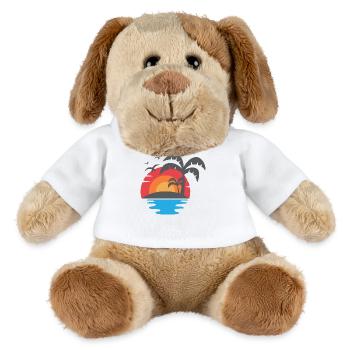 Palmen Sommer Strände - MiniFeet® Hund Helge - Weiß - Vorne