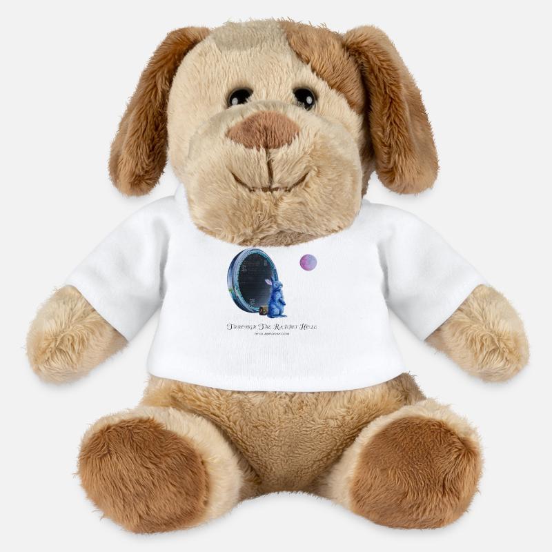 Durch den Kaninchenbau - MiniFeet® Hund Helge - Weiß