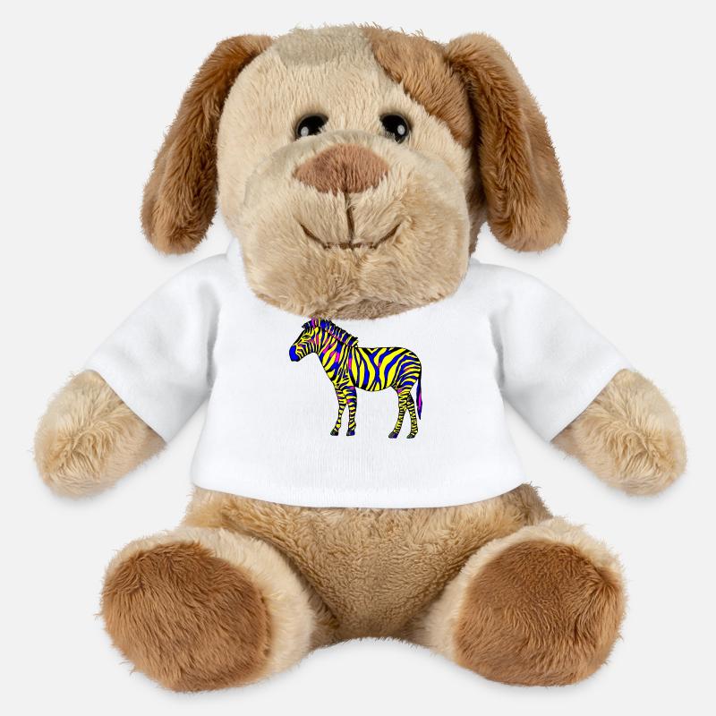 Zebra - MiniFeet® Hund Helge - Weiß