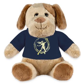 Joueur de volley-ball - Chien en peluche Helge MiniFeet® - bleu marine - Devant