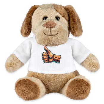like hand - MiniFeet® Dog Helge - white - Front